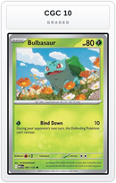 Graded - Bulbasaur - 001/132 — CGC 10 graded overlay