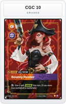 Graded - Miss Fortune - Bounty Hunter — CGC 10 graded overlay