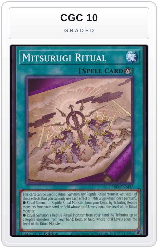 Graded - Mitsurugi Ritual — CGC 10 graded overlay