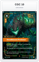 Graded - Deadbloom Predator — CGC 10 graded overlay