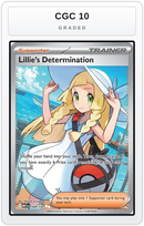 Graded - Lillie's Determination - 169/132 — CGC 10 graded overlay