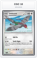 Graded - Unfezant — CGC 10 graded overlay