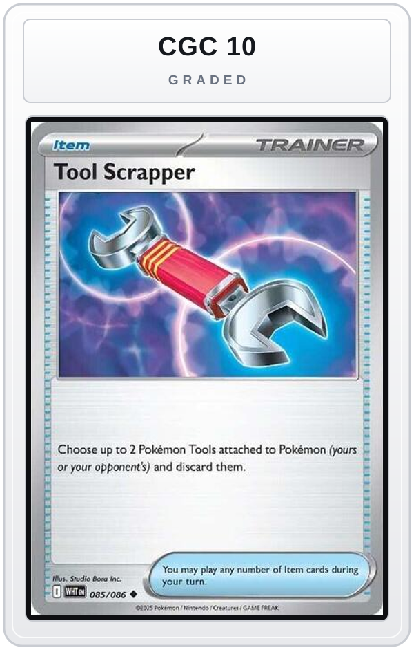Graded - Tool Scrapper — CGC 10 graded overlay