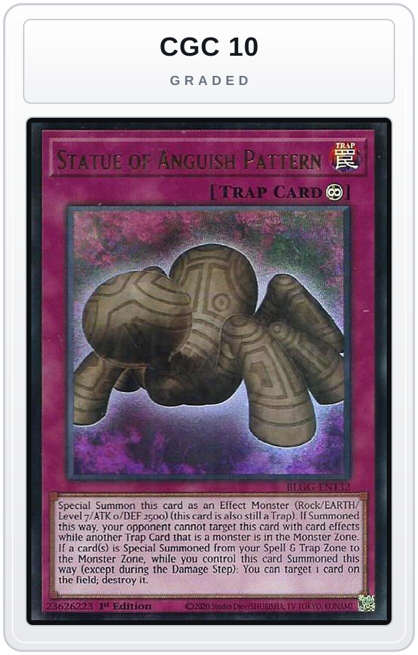 Graded - Statue of Anguish Pattern — CGC 10 graded overlay