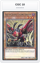 Graded - Ally of Justice Cyclone Creator — CGC 10 graded overlay