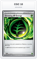 Graded - Growing Grass Energy — CGC 10 graded overlay