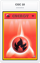 Graded - Fire Energy — CGC 10 graded overlay