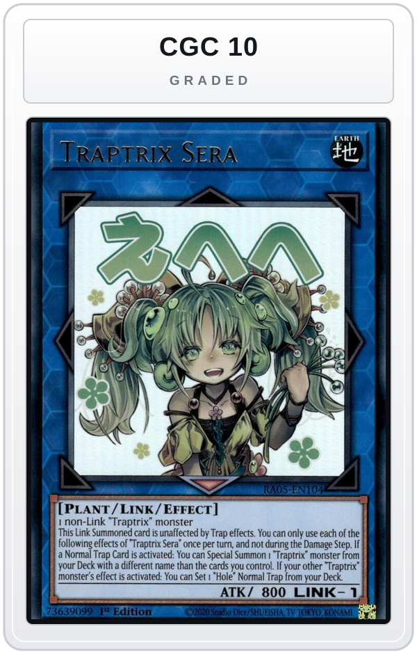 Graded - Traptrix Sera — CGC 10 graded overlay