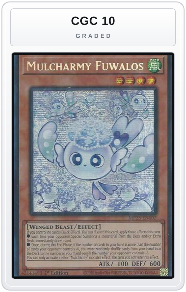 Graded - Mulcharmy Fuwalos — CGC 10 graded overlay