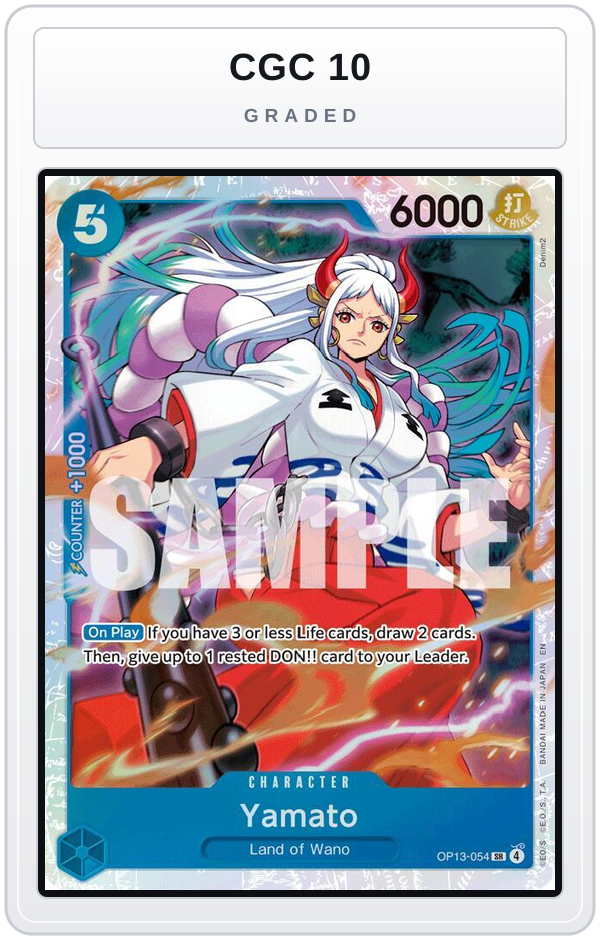 Graded - Yamato — CGC 10 graded overlay