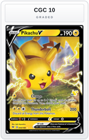 Graded - Pikachu V - 043/185 (