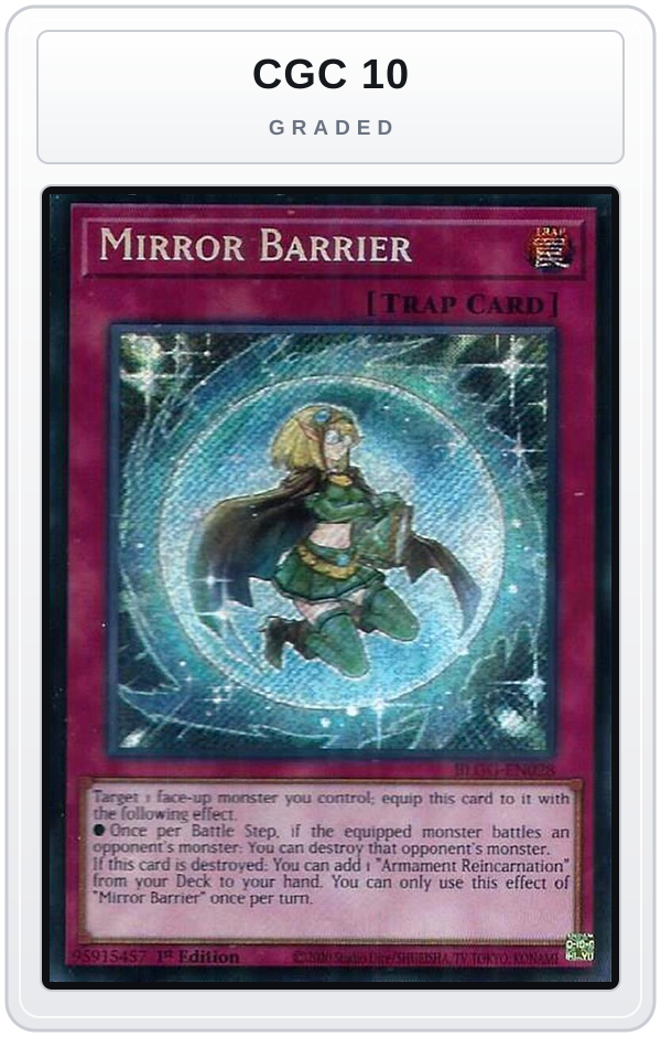 Graded - Mirror Barrier — CGC 10 graded overlay