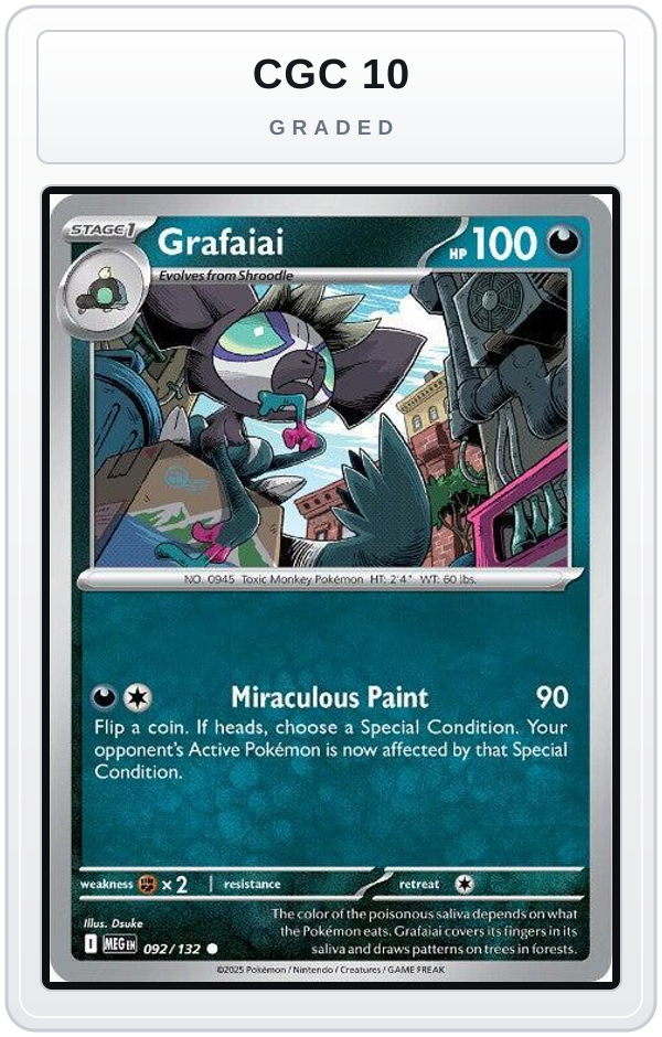 Graded - Grafaiai — CGC 10 graded overlay