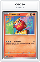 Graded - Darumaka — CGC 10 graded overlay