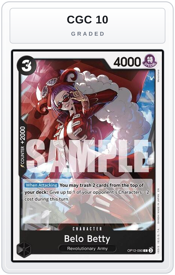Graded - Belo Betty — CGC 10 graded overlay