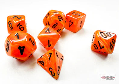 Chessex- 7pc Mini Polyhedral: Vortex