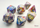 Chessex- 7pc Mini Polyhedral 7pc: Festive
