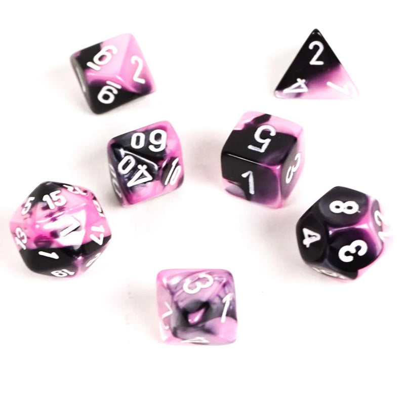 Chessex- 7pc Mini Polyhedral: Gemini