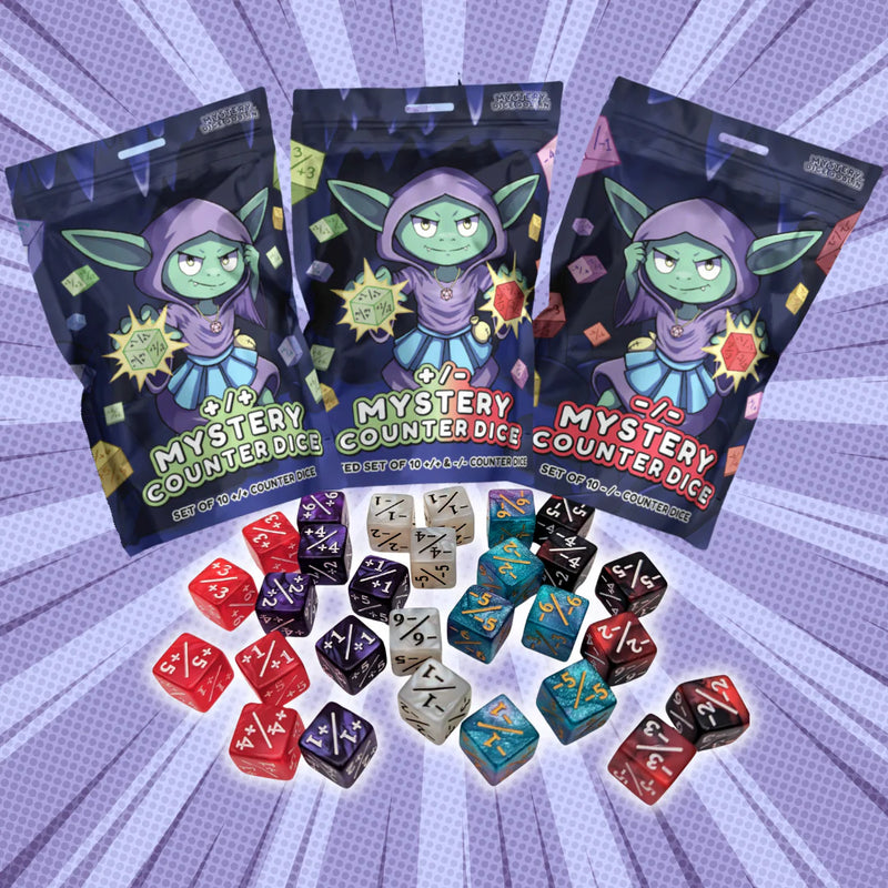 Mystery Goblin Dice: +/- Counter Mystery Dice