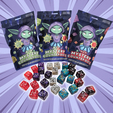 Mystery Goblin Dice: +/- Counter Mystery Dice