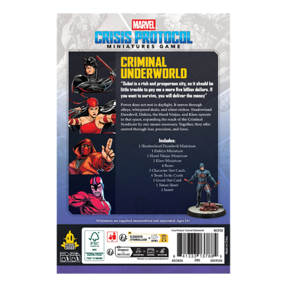 Marvel: Crisis Protocol: Criminal Underworld - Character Pack