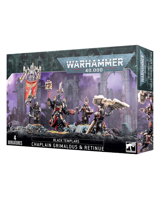 Black Templar: Chaplain Grimaldus & Retinue