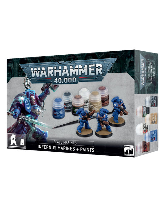 Space Marines: Infernus Marines + Paint Set