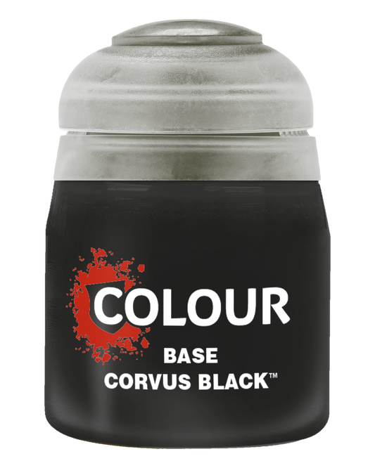 Warhammer Colour Base: Corvus Black (12ml)