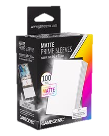 Sleeves: Gamegenic: Matte Prime Sleeves: White (100) (ML) (Repackaging)
