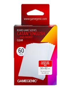 Sleeves: Gamegenic: Prime Catan-Sized Sleees (50) (ML) (Repackaging)