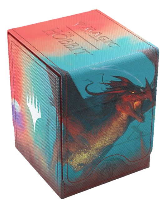 Deck Box: Magic: The Gathering - The Hobbit: Squire XL (80 ct.) - The Arkenstone / Smaug, Worm of Drea