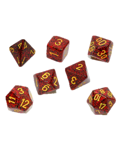 Chessex- 7pc Polyhedral: Speckled / Mercury