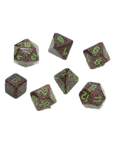 Chessex- 7pc Polyhedral: Speckled / Earth