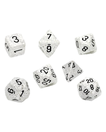 Chessex- 7pc Polyhedral: Speckled / Arctic Camo