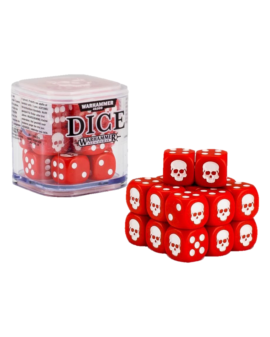 Warhammer 12mm Dice Cube / Red