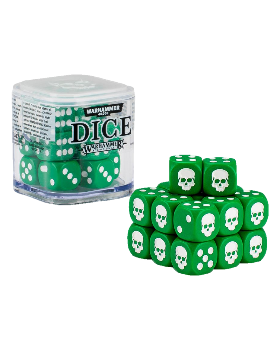 Warhammer 12mm Dice Cube / Green