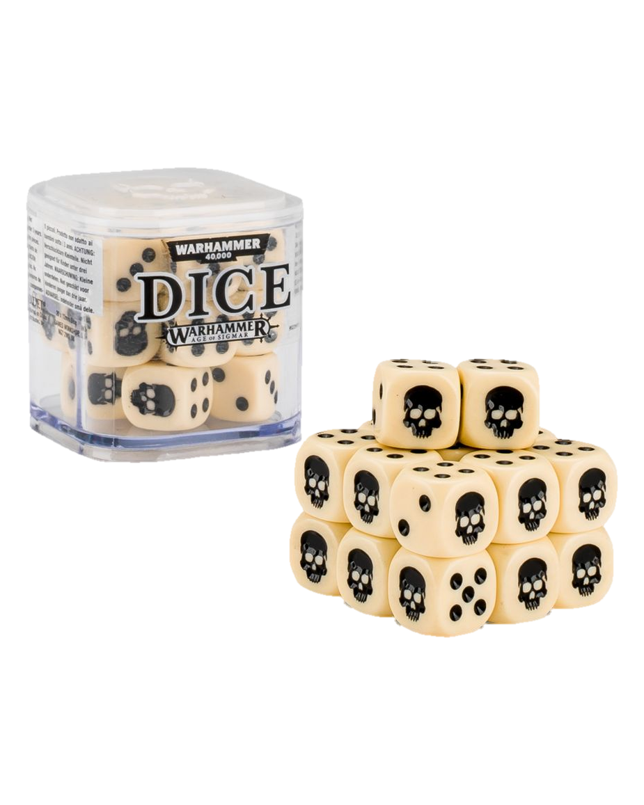 Warhammer 12mm Dice Cube / White