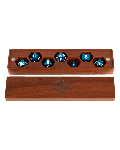 FanRoll: Dice Storage: Wood Dice Vault / Purple Heart