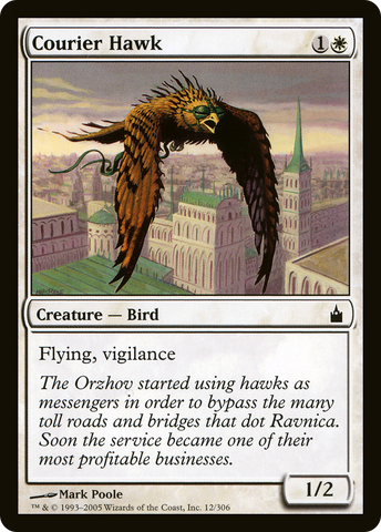 Courier Hawk [Ravnica: City of Guilds]