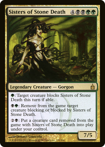 Sisters of Stone Death [Ravnica: City of Guilds]