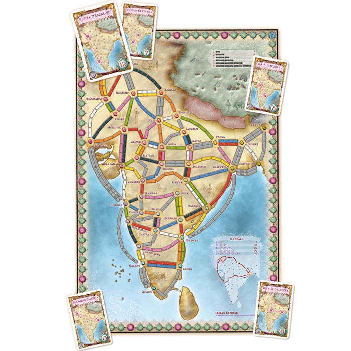 Ticket to Ride: India & Switzerland