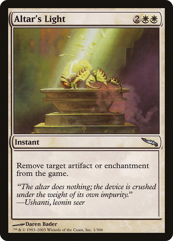 Altar's Light [Mirrodin]