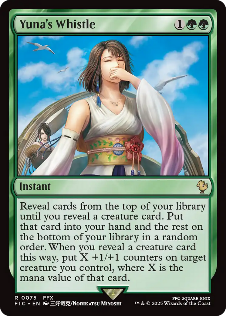 Yuna's Whistle (Surge Foil) [FINAL FANTASY Commander]