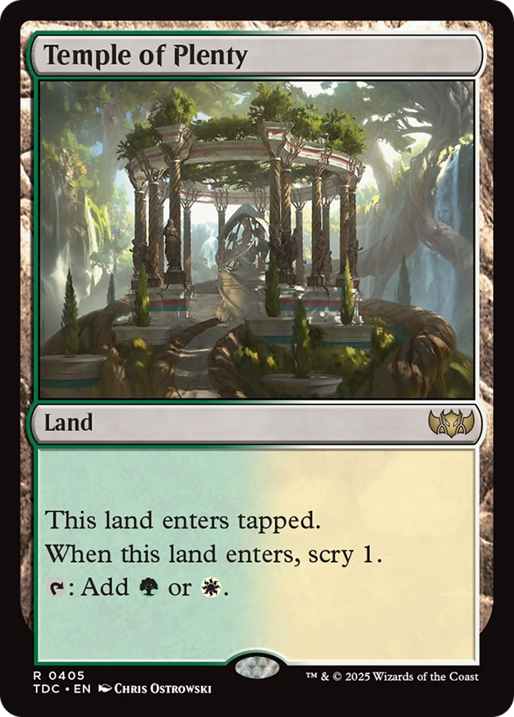 Temple of Plenty [Tarkir: Dragonstorm Commander]