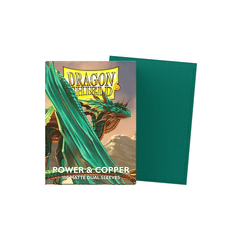 Dragon Shield: Standard 100ct Sleeves - Power & Copper (Dual Matte)