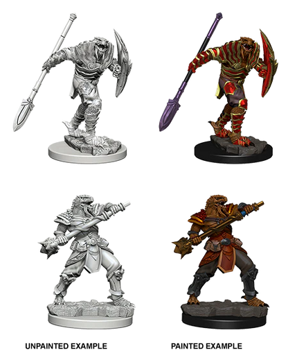 D&D Nolzur's Marvelous Miniatures: Dragonborn Male Fighter with Spear