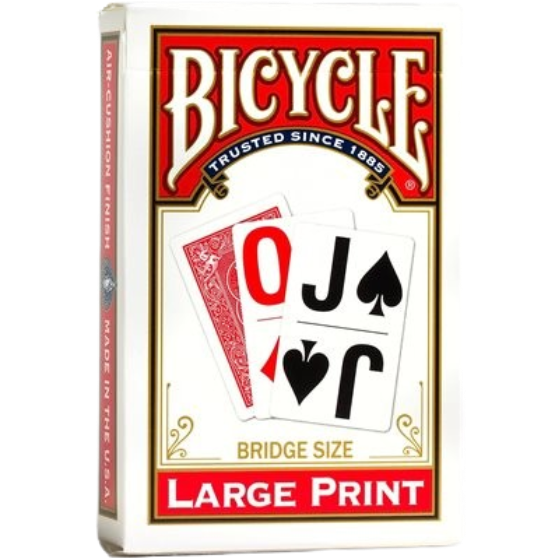 Bicycle Playing Cards - Bridge Size: Large Print