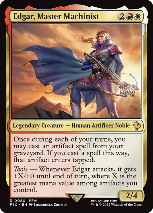 Edgar, Master Machinist [FINAL FANTASY Commander]