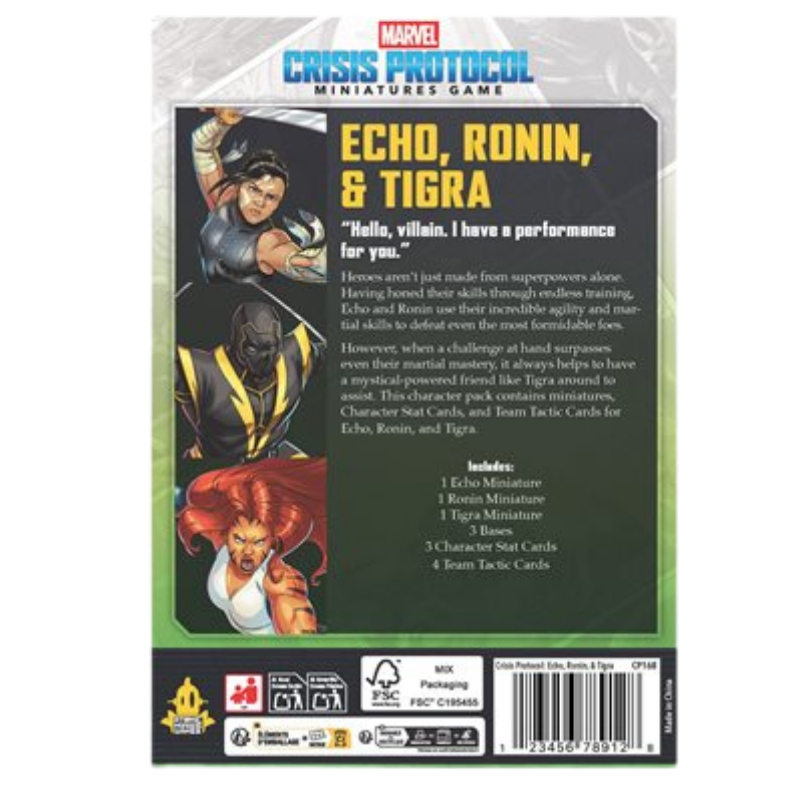 Marvel: Crisis Protocol: Echo, Ronin, & Tigra