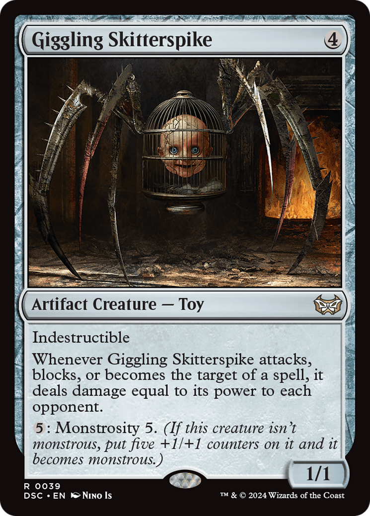 Giggling Skitterspike [Duskmourn: House of Horror Commander]
